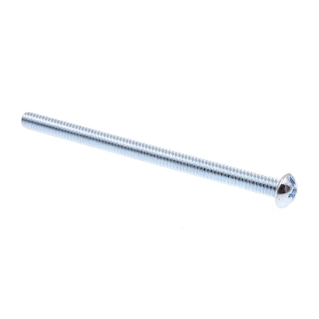 Prime-Line Machine Screw, Round, Phil/Sltd Comb Drive 1/4in-20 X 4in Zinc Plated Steel 50PK 9005756